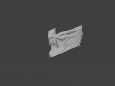 CYBER ONI MASK 3D model