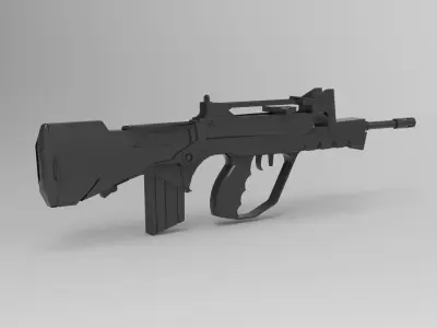 FAMAS assault rifle 3D model