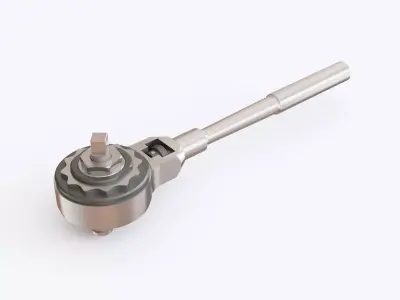 Socket wrench 3D model