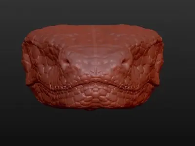 Snake Head 3D model