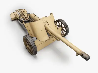 75mm Pak 97-38  3D model