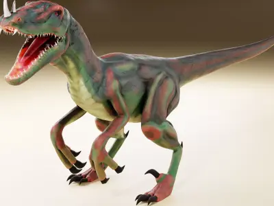 dinosaur 3d model t - rex Low-poly 3D model