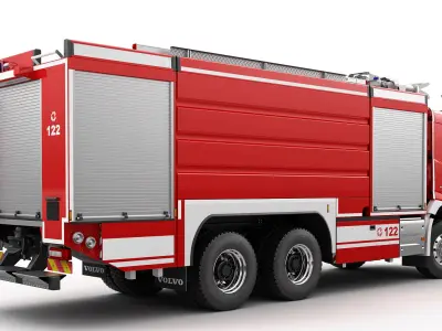 VOLVO FMX Fire Truck 3D model purchase