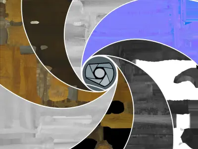 Chisels Middle Poly 3D model