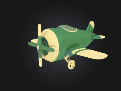 Toy Plane Delight 3D model