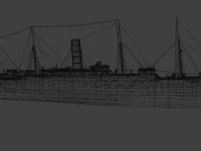 RMS Carpathia 3D model