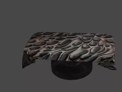 Liquid Stone Table Free 3D model