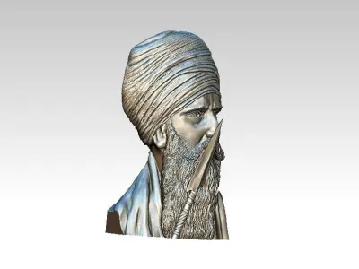 Bhindranwale Portrait  3D print model