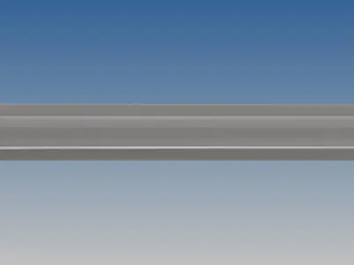 British Standard-EN13674 49E1 rail 3D model