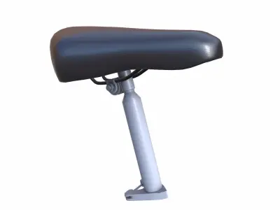 Bicycle Seat Low-poly 3D model order