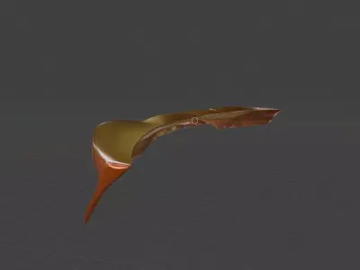 W204 wagon spoiler 3D model