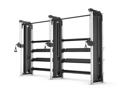 Gym Equipment Set of 9 3D model