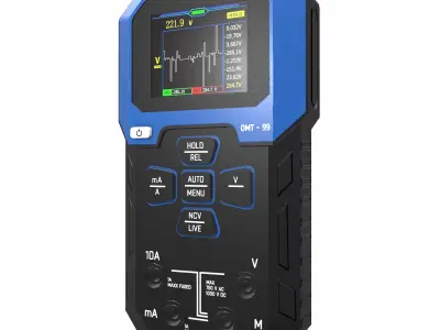 Digital Multimeter Low Poly Low-poly 3D model