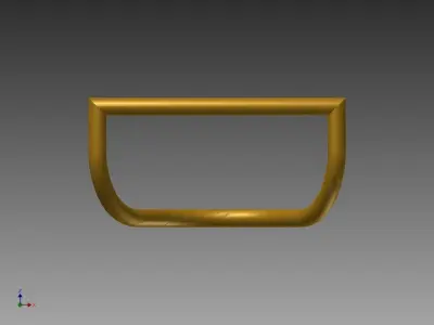 Cassine metal tool 3D model