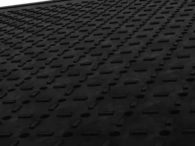 Rubber mat Low-poly 3D model