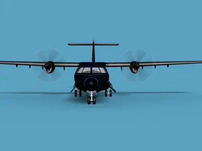 ATR  ATR-42-500 Astra 3D model