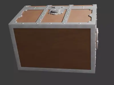 antique chest 3D print model