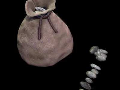 HIE ThrownWeapon D180228 Low-poly 3D model