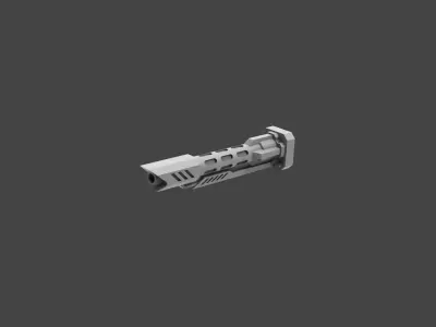 Armored Might MRHV - Revenant Turret and  Weapons 3D print model
