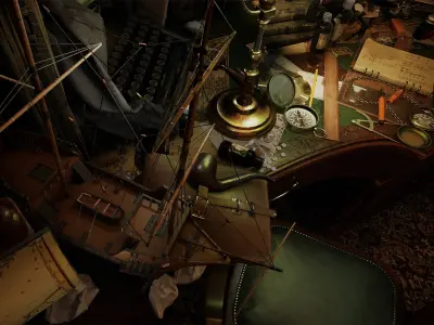 Cabinet  Stage Set 3D model