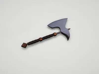Game asset Timeless Silver Blade Weapon 3D model