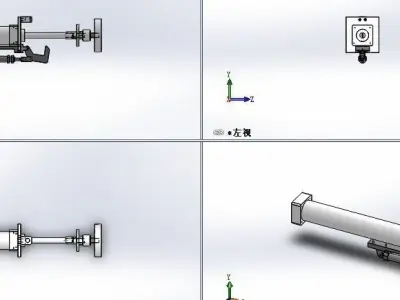 Cylinder  With insurance module 3D model