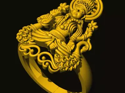 lakshmi devi 3D print model