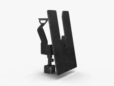 Minigun M134 Mount System Collection 3D Model Pack