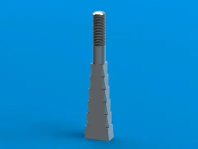 Rag foundation bolt Free 3D model