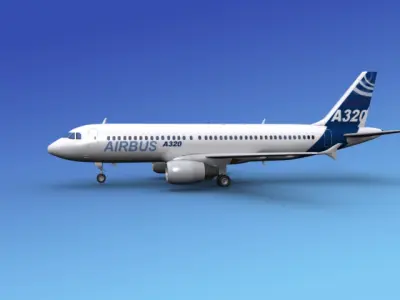 Airbus A320 2 3D model