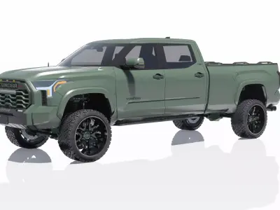 2022 Toyota Tundra TRD Pro  Tundra Badge Edition Lifted 3D model