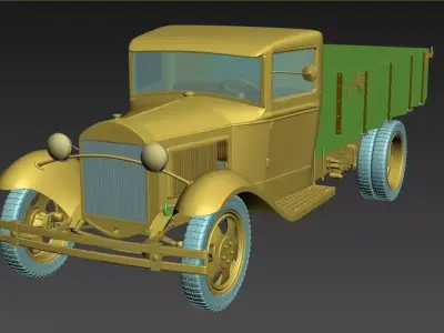 GAZ AA Free 3D model