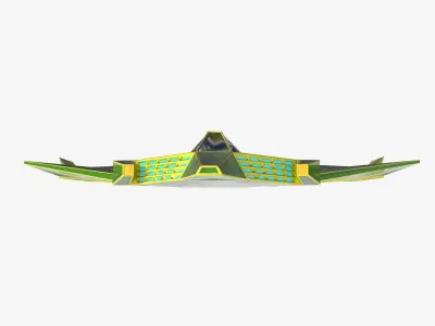 green space mosquito Low-poly 3D model