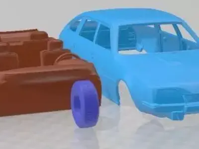 Citroen CX 1991 Printable Car  3D print model
