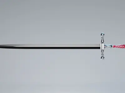 Hololive Kureiji Ollie Sword Low-poly 3D model