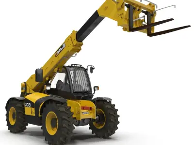  Telescopic Handler Forklift JCB 535 95 Yellow 3 