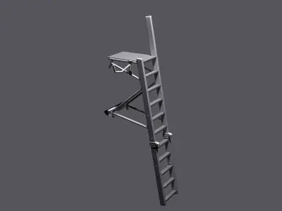 Ladder for Rafale Fighter 3D model