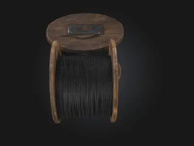 Cable Spools  Industrial Utility in Motion 3D model
