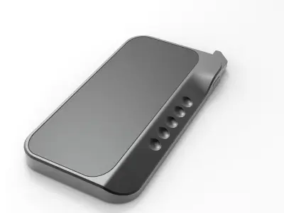 Satellite Smartphone 3D Model Futuristic Rugged Mobile Device Free 3D model