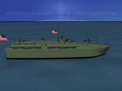 Elco PT Boat PT155 3D model