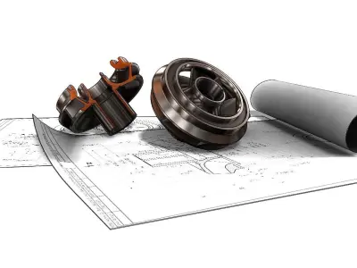 The guide device from an electric centrifugal pump 3D model 3D print model