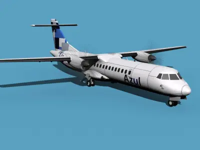 ATR  ATR-72-600 Azul 3D model