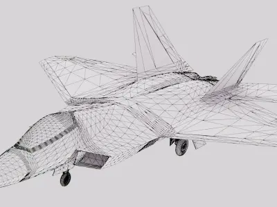 F-22 Raptor 3D model order