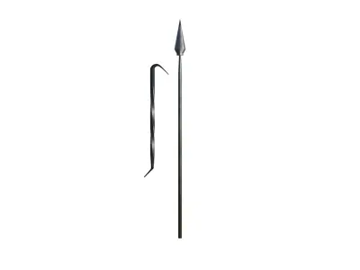 spear and hook  Free low-poly 3D model