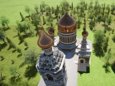 Orthodox Church 3D model purchase