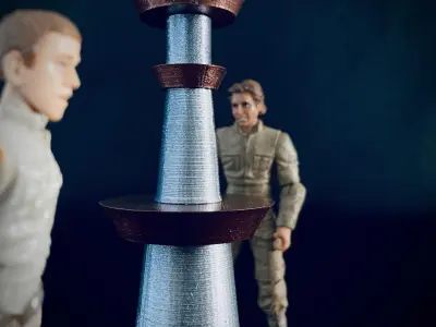 Custom TESLA BALL FRANKENSTEIN LAB DIORAMA PART 3D print model
