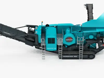 Jaw Crusher Powerscreen PREMIERTRAK 600 3D model