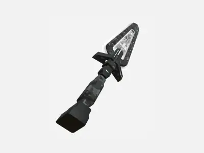 SciFi Sword B09 Black Camo - Sci Fi Weapon Design Low-poly 3D model