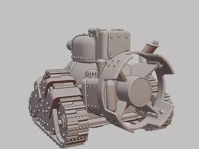 Grot Bomb Tank 3D Printable Model 3D print model