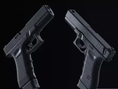 G18 G18 G18 G18 glock vs glock Free 3D model